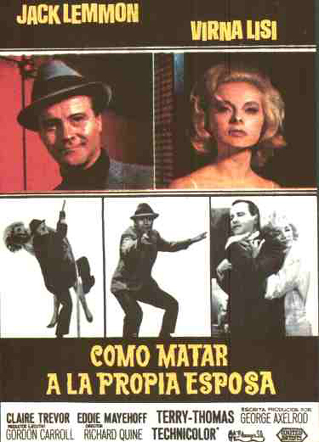 Mg Cine Carteles De Películas Como Matar A La Propia Esposa How To Murder Your Wife 1965